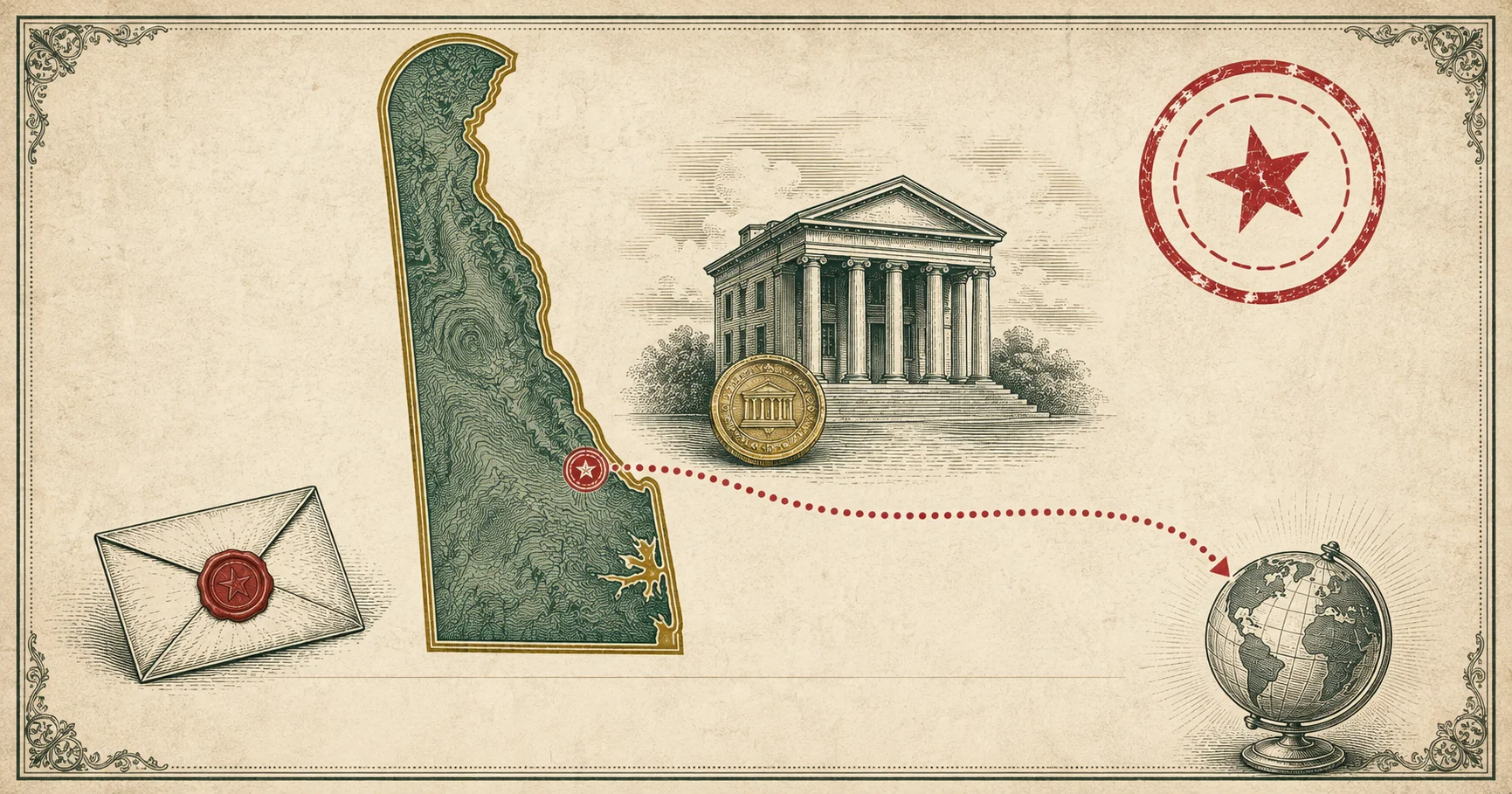 delaware registered agent options for a non-resident LLC
