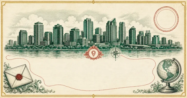 virtual office san diego address options for a non-resident LLC