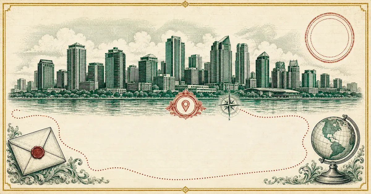 virtual office san diego address options for a non-resident LLC